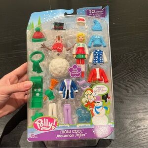 2005 Polly pocket Snow Cool Snowman Styles Playset new in box vintage toy